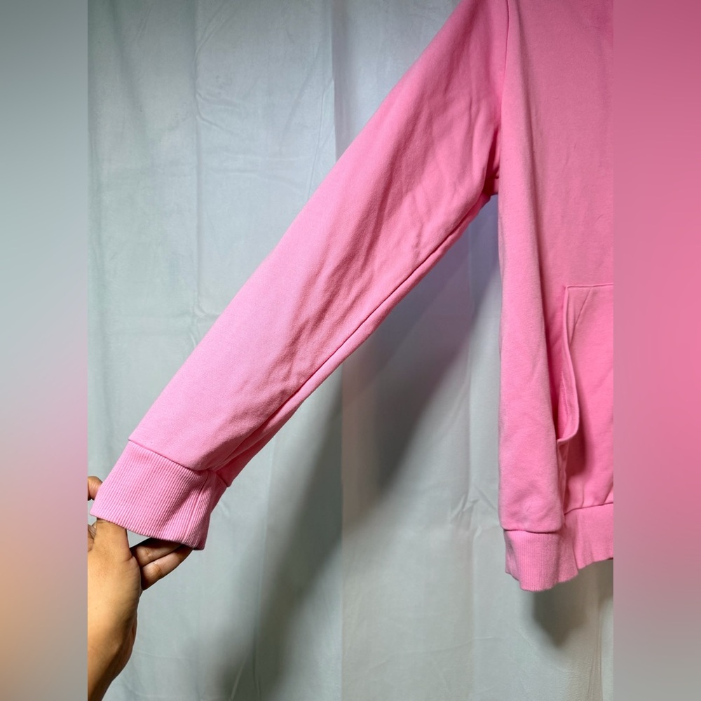 Adidas Pink Full-Zip Hoodie - Picture 4 of 6